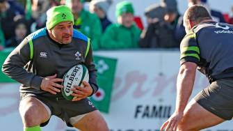Irish Rugby TV: Rory Best At The Ireland Open Training Session