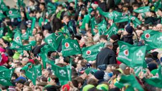 Ireland fans celebrate
