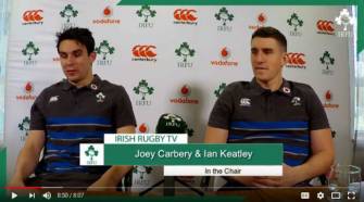 In The Chair: Joey Carbery And Ian Keatley