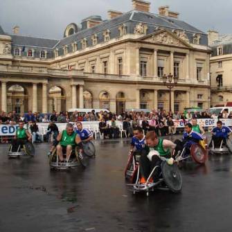 Wheelchair Team Points The Way