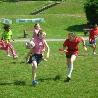 Girls Tag Rugby Blitz In Connacht