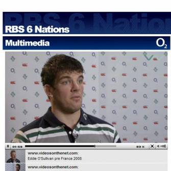 Multimedia On IrishRugby.ie