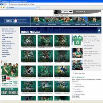 New Wallpapers On IrishRugby.ie