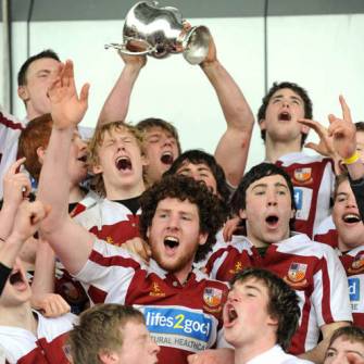 Colaiste Iognaid Celebrate Connacht Cup Success