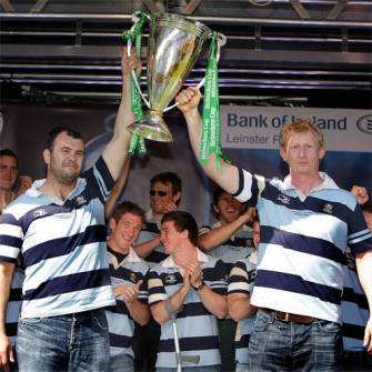Thousands Turn Out For Leinster Homecoming