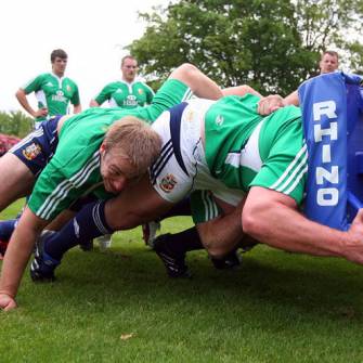 HSBC Cubs Train With Their Lions Heroes