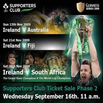 Supporters Club Ticket Sale: Phase Two