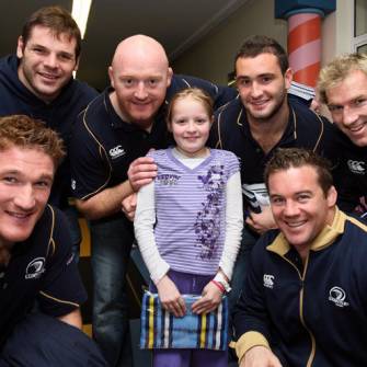 Leinster Players Enjoy Temple Street Visit