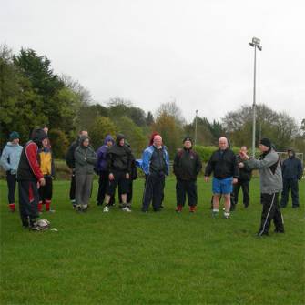 Cavan Coaches Brave Bad Weather For Coaching Course
