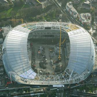 Aviva Stadium Continues To Take Shape
