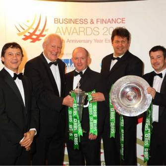 Irish Rugby Honoured At Business & Finance Awards