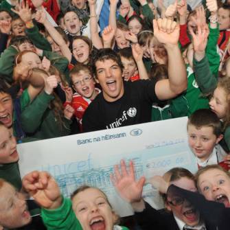 Donncha Goes Back To School For Haiti