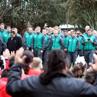 In Pics: Ireland’s Arrival In New Plymouth/Welcome In Waitara
