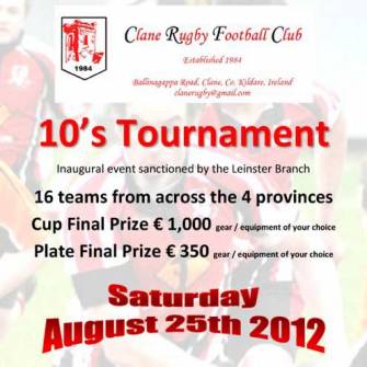 Clane To Host Inaugural 10s Tournament