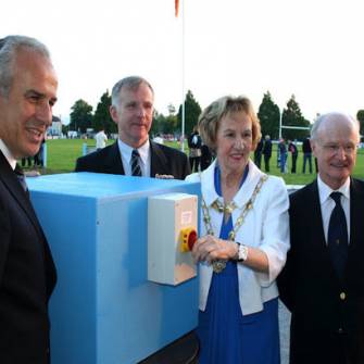 Galway Mayor Launches Galwegians’ New Floodlights