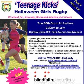 Railway Union Launch ‘Teenage Kicks’ Halloween Camp For Girls