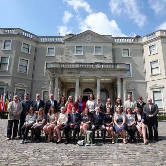 In Pics: Farmleigh Reception For Grand Slam Winners