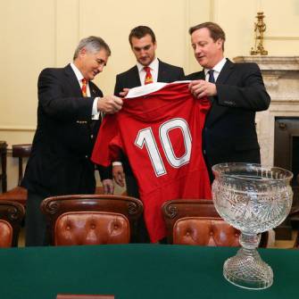 Lions Present Sexton Jersey at No. 10