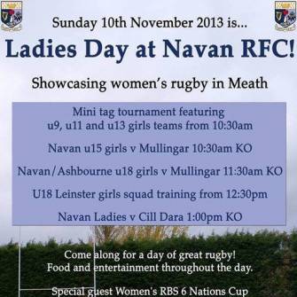 Navan To Host Ladies Day Festival Of Rugby
