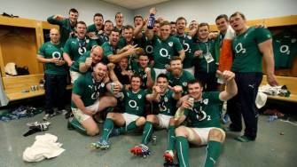 In Pics: Ireland’s Post-Match Celebrations In Paris
