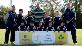 Sun Shines On Aviva Mini Rugby Festival