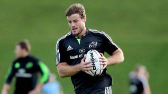 Howard Trains As Munster Prepare For Newport Trip