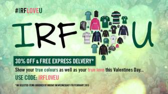 IRFLoveU For Valentines Day With 30% Off