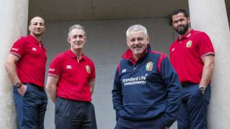 Gatland Announces Lions Coaching Team