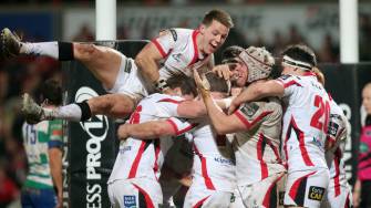 Ulster Win As Gilroy Marks Century With Two Tries