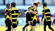 Minis rugby players celebrate