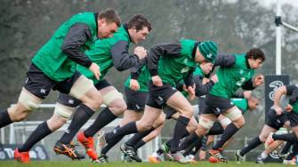 Ireland Squad Training At Carton House, Tuesday, February 3, 2015