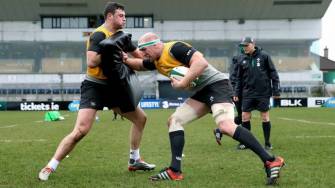 Ireland Open Training Session At The Sportsground, Galway, Wednesday, February 18, 2015