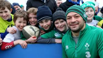 Ireland Open Training Session At The Sportsground, Galway, Wednesday, February 18, 2015