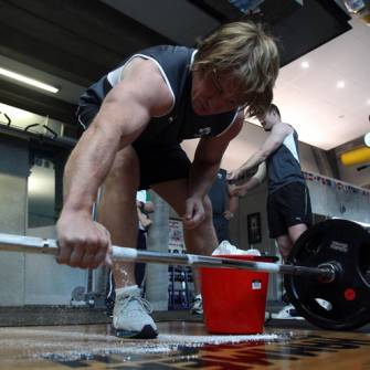 Ireland Squad’s Weights Session, Queenstown Events Centre, Queenstown, New Zealand, Sunday, September 4, 2011