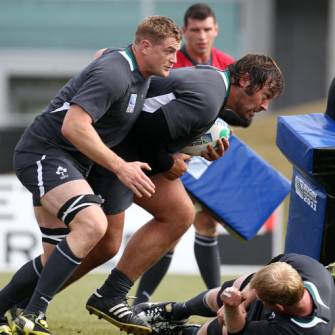 Ireland Open Training Session At Queenstown Events Centre, Queenstown, New Zealand, Sunday, September 4, 2011