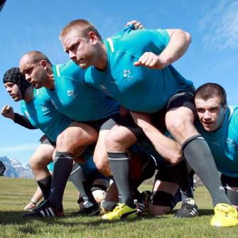 Ireland Squad Training At Queenstown Events Centre, Queenstown, New Zealand, Wednesday, September 7, 2011