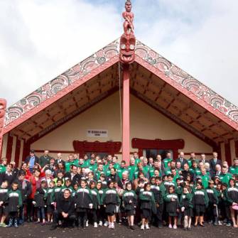 Ireland Squad’s Arrival In New Plymouth/Welcome In Waitara, New Zealand, Thursday, September 8, 2011