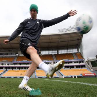 Ireland Kicking Practice/Down Day In Auckland, New Zealand, Thursday, September 15, 2011