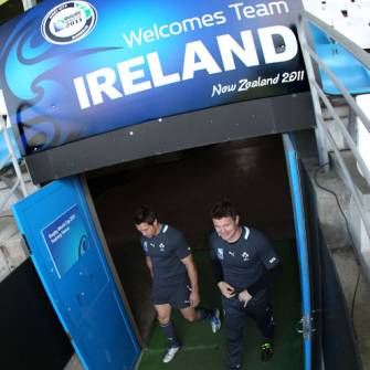 Ireland Squad Training At Carisbrook Stadium, Dunedin, New Zealand, Tuesday, September 27, 2011