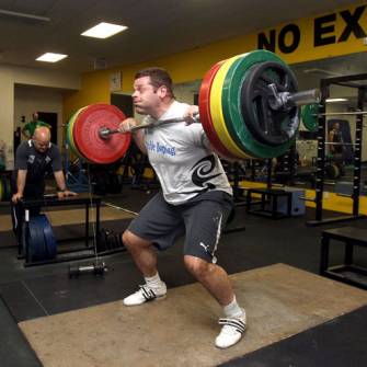 Ireland Squad’s Weights Session, Rugby League Park, Wellington, New Zealand, Wednesday, October 5, 2011
