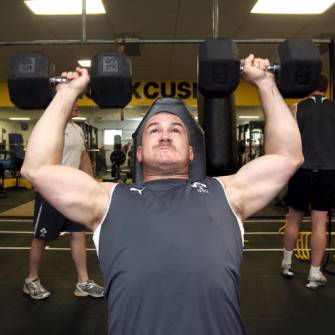 Ireland Squad’s Weights Session, Rugby League Park, Wellington, New Zealand, Wednesday, October 5, 2011