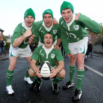 Fans At The Ireland v South Africa Match, Aviva Stadium, Saturday, November 6, 2010