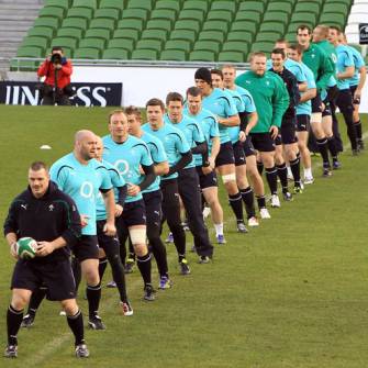Ireland Captain’s Run At The Aviva Stadium, Friday, November 19, 2010