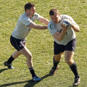 Ireland Captain’s Run Session At Stadio Flaminio, Friday, February 4, 2011