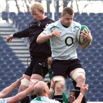 Ireland Squad Training At The RDS, Tuesday, March 15, 2011
