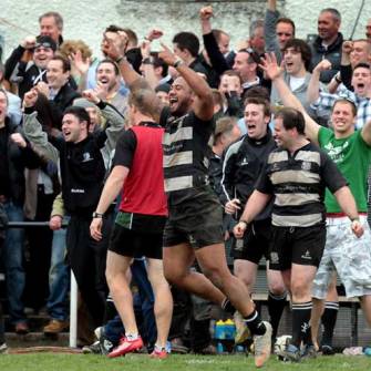 Old Belvedere 22 Clontarf 20, Ulster Bank League Semi Final
