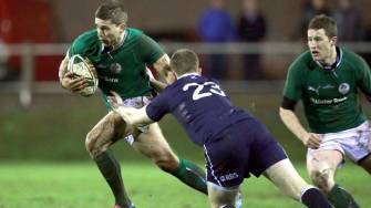 Ireland Club XV 28 Scotland Club XV 3, Temple Hill, Friday, February 7, 2014