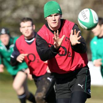 Ireland Squad Training At Dr. Hickey Park, Greystones RFC, Monday, March 8, 2010
