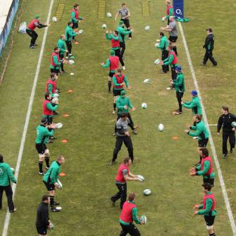 Ireland Squad Training At The RDS, Tuesday, February 23, 2010