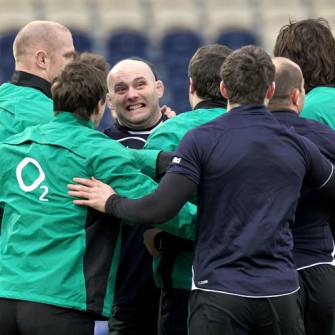 Ireland Squad Training At The RDS, Monday, February 8, 2010